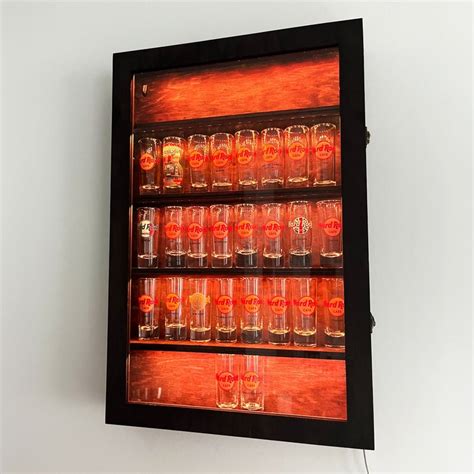 Shot Glass Display Case - Etsy