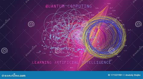 Quantum Computing Concept Learning Artificial Intelligence Infographic