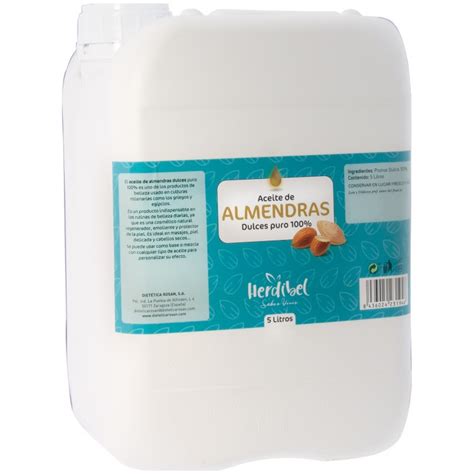 Comprar Herdibel Aceite Almendras 5 Litros 1 Presion En Frio A Precio