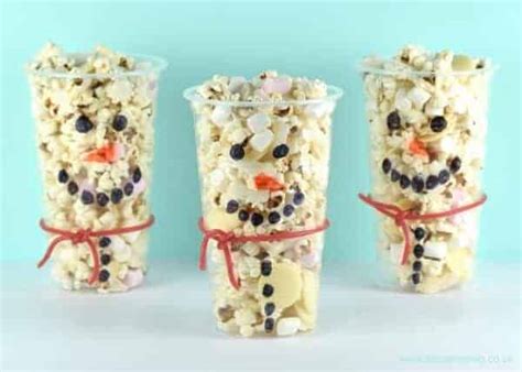 Fun Snowman Snack Cups Recipe