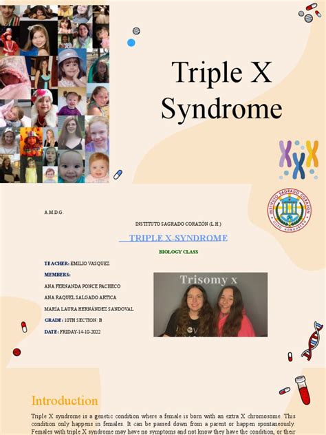 Triple X Syndrome Group 7 Pdf Human Diseases And Disorders Epidemiology