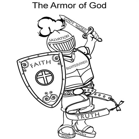 Printable Armor Of God Worksheets