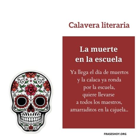 20 Calaveritas literarias populares del día de muertos FrasesHoy org