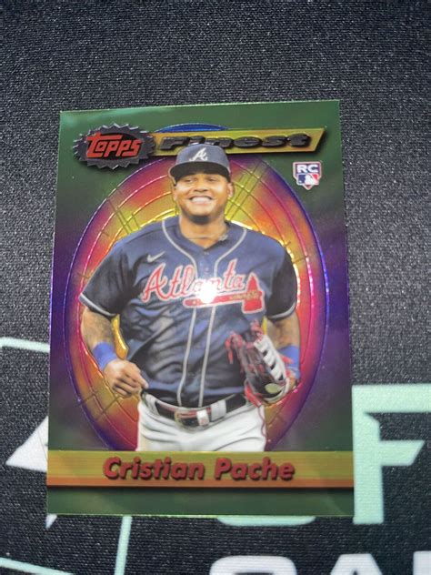 2021 Topps Finest Flashbacks Cristian Pache RC 127 Rookie Atlanta