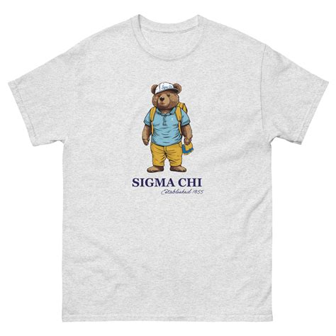 Sigma Chi Bear T-Shirt Grey – The Sigma Chi Store