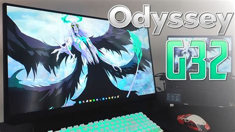 MEU PRIMEIRO MONITOR GAMER Samsung Odyssey G32 UNBOXING ANÁLISE