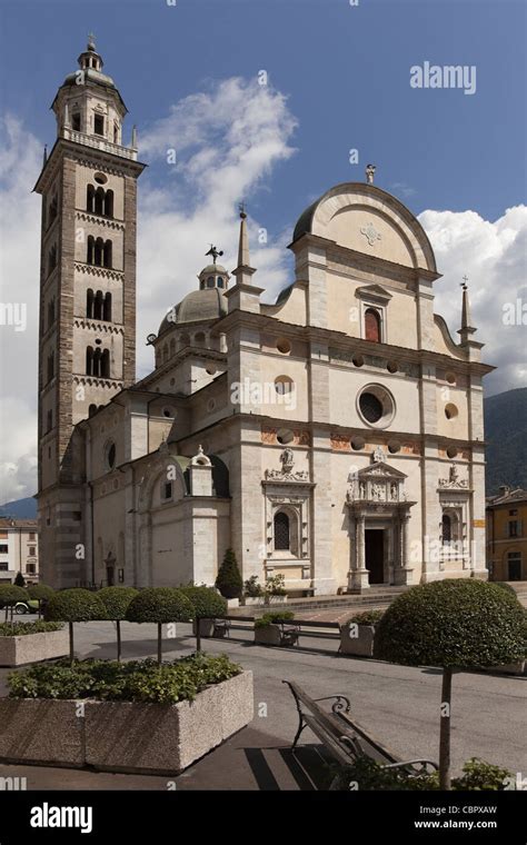 Santuario Madonna di Tirano Basilica, Tirano, Lombardy, Northern Italy ...