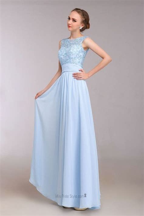 Latest Ice Blue Dresses Solo Hermosas