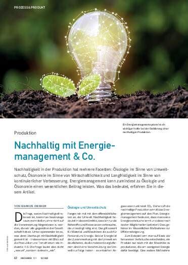 Nachhaltig Mit Energiemanagement Co Ausgabe 12 2022 GIESSEREI