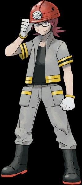 Sinnoh Gym Leader Roark | Pokemon gym leaders, Roarke, Gym leaders