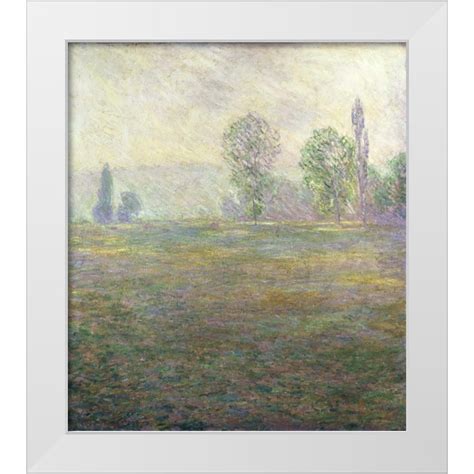 Monet Claude 20x22 White Modern Wood Framed Museum Art Print Titled