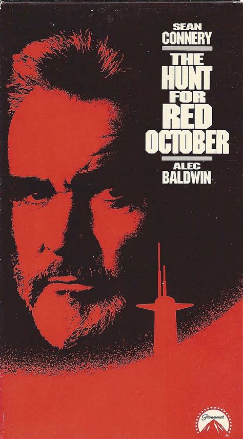 Vhs The Hunt For Red October Sean Connery Alec Baldwin And James