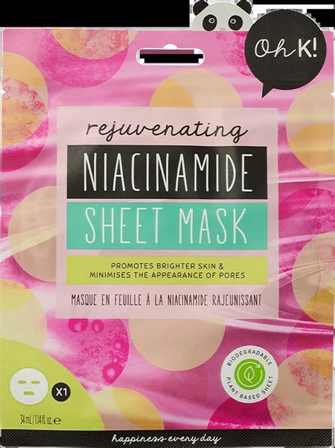 Rejuvenating Niacinamide Sheet Mask Pink Från Oh K Åhléns