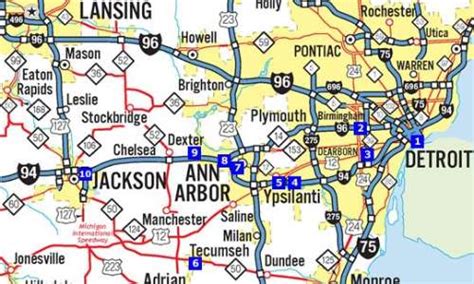 Map Of Southeast Michigan Roads