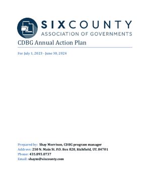 Fillable Online Fy Cdbg Annual Action Plan City Of Hot Springs