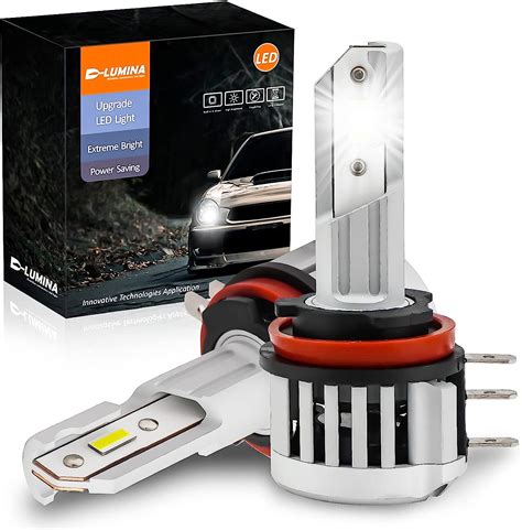 D Lumina H15 Led Headlight Bulbs80w 12000lm 6500k Lighting High Beam