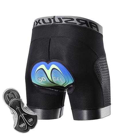 Arsuxeo Men S Cycling Padded Shorts Cycling Underwear Bike Padded