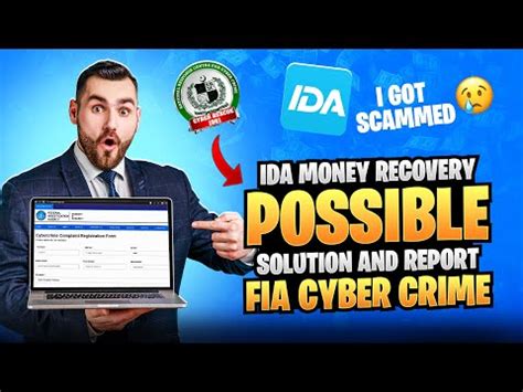 IDA MONEY RECOVERY SOLUTION AND REPORT DETAIL ON FIA IDA SCAM CYBER