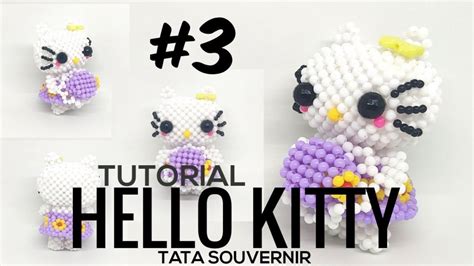 Tutorial: DIY How to Bead Hello Kitty Summer Dress #03 / Kerajinan ...