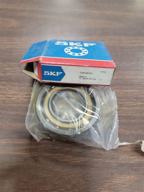 SKF 7206 BECBY Angular Contact Bearing 30mm O D 62mm For Sale Online