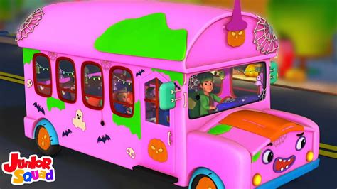 Halloween Roues Dans Le Bus Comptine Pour Les Enfants Par Junior Squad