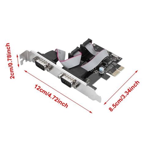 Pwshymi Pci E Vers Rs Convertisseur De Port S Rie Ports Carte D