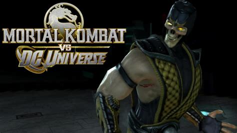 Mortal Kombat Vs DC Universe Scorpion Playthrough Very Hard MK