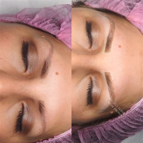 Hair Stroke Feather Touch Microblading Microstroke Tattooed Eyebrows Natural Brow Tattooing