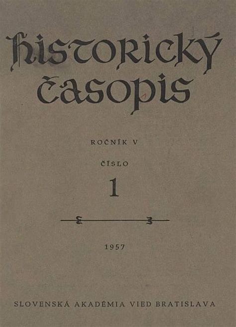 Historick asopis 01 1957 len e verzia História historické