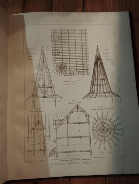 Mazerolle Traité théorique et pratique de charpente 1900 Catawiki