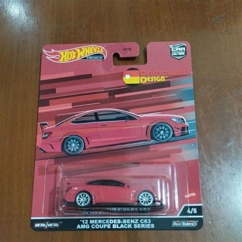 Jual Hot Wheels Deutschland Design 12 Mercedes Benz C63 AMG Coupe Black