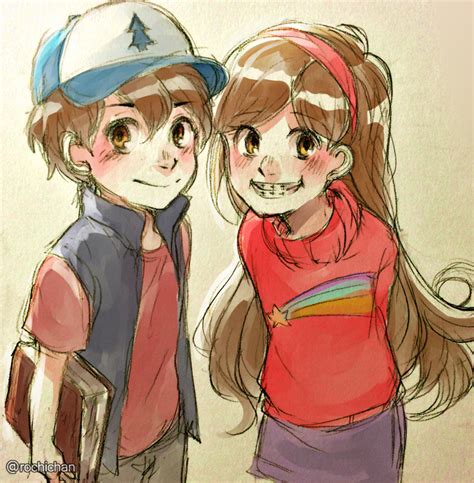 Mabel Pines Dipper Pines Wendy Corduroy Gf Арт Gf Art Gf Персонажи Gravity