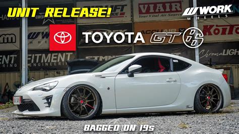 Releasing This Bagged Toyota On Inch Work Wheels Youtube