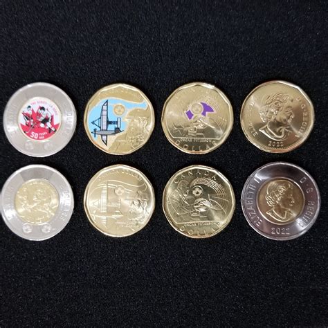 2022 Canada Special Release Commemorative Toonie Loonie Dollar coins ...