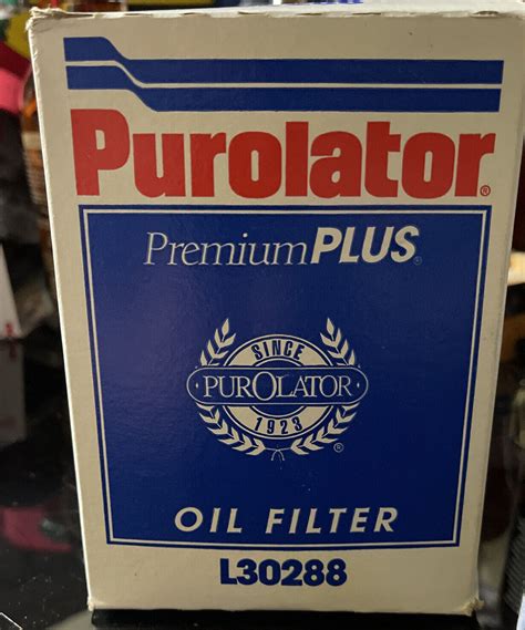 Purolator Classic Oil Filter L30288 White New EBay