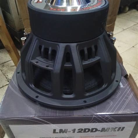 Jual Subwoofer Audio Mobil LM 12DD MKII LM 12 DD MKII Pasif 12 Inch