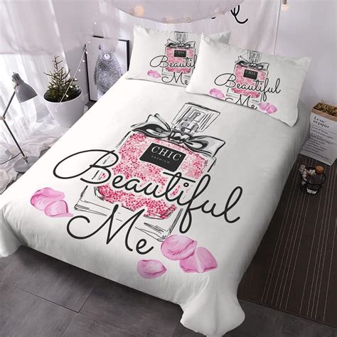 Blessliving Girls Bedding Perfume And Rose Petals Pattern Duvet Cover