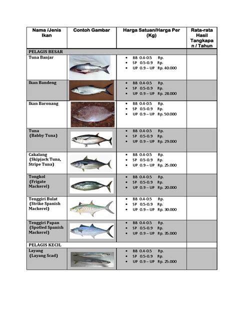 Jenis Ikan Pelagis Besar Dan Kecil Pdf