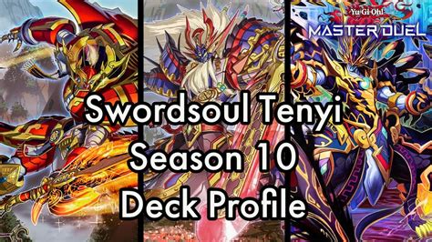 The MOST CONSISTENT Meta Deck Swordsoul Tenyi Season 10 Deck Profile