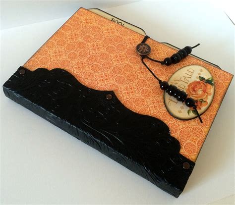 My Mindful Creations G An Eerie Tale Altered File Folder Mini Album