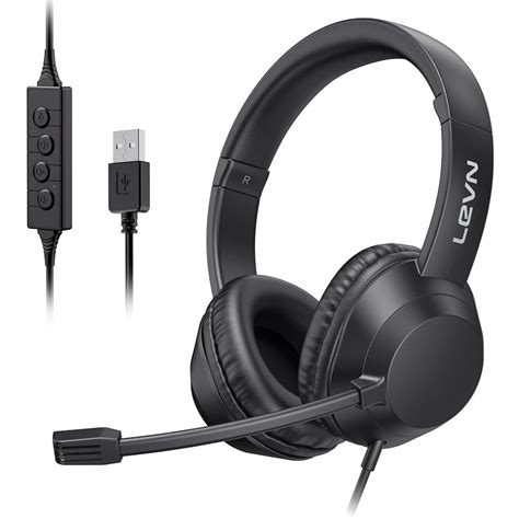 Levn Headset With Mic Usb Headset With Microphone Computer Headset