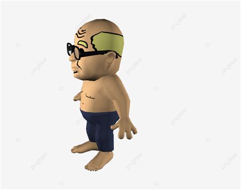 Cartoon Of An Old Man With Glasses Bald, Cartoon, Gnome, Beige PNG ...