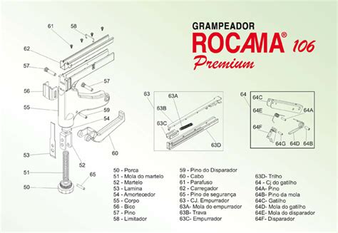 Grampeador Premium Padr O Rocama Grampeadores