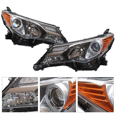 Miumaeov Pair Headlights Headlamps Set Left Right Side For