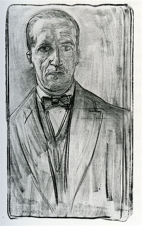 Piet Mondrian Self Portrait