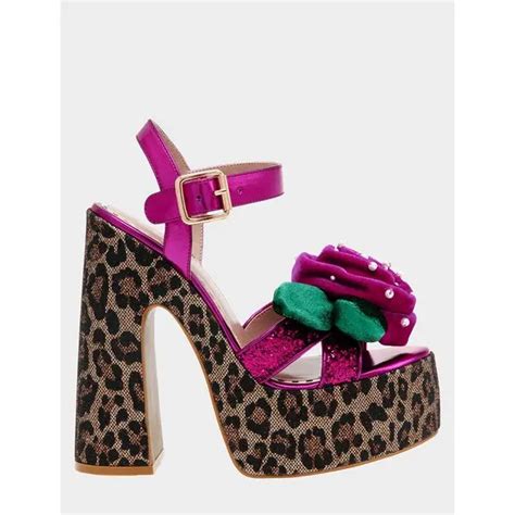 Buy Betsey Johnson Eugene Leopard Multi At 39 Off Editorialist