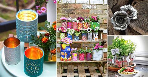 51 Awesome DIY Tin Can Ideas for Garden | Balcony Garden Web