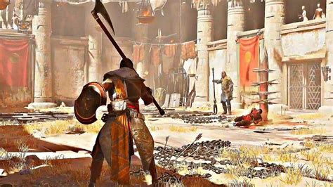 Assassins Creed Origins Gladiator Arena Battle Gameplay Walkthrough E3 2017 Youtube