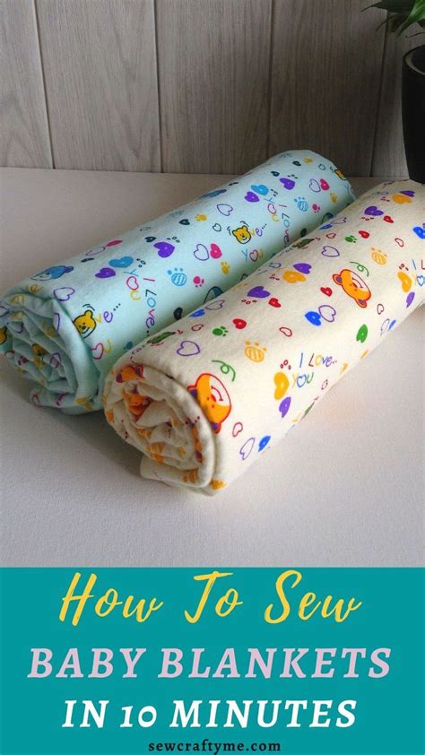 How To Sew A Baby Blanket In Minutes Artofit