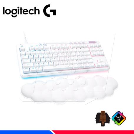 TECLADO MECANICO LOGITECH G713 TKL TACTILE SWITCH GX BROWN RGB WHITE